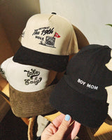 19th Hole Hat - Cream & Black Snapback