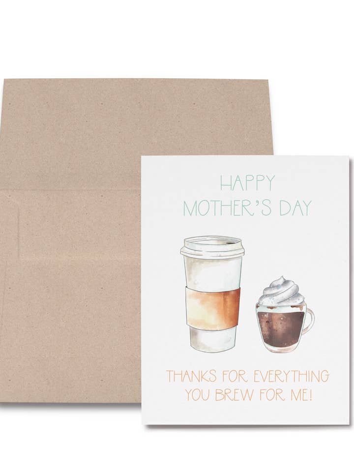 Mother's Day Coffee Greeting Card