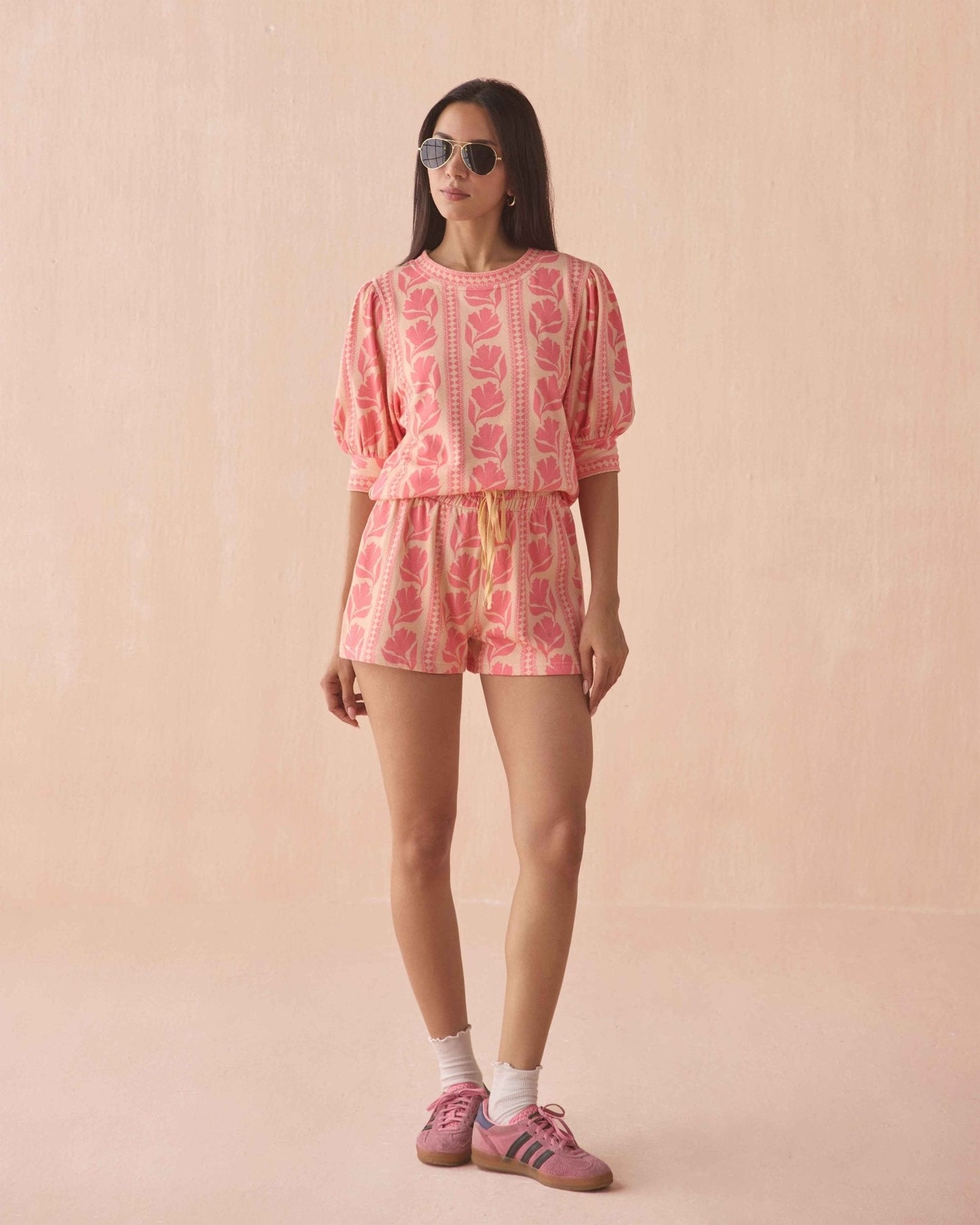 Omika - Dani Shorts - Lara Flamingo