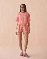 Omika - Dani Shorts - Lara Flamingo