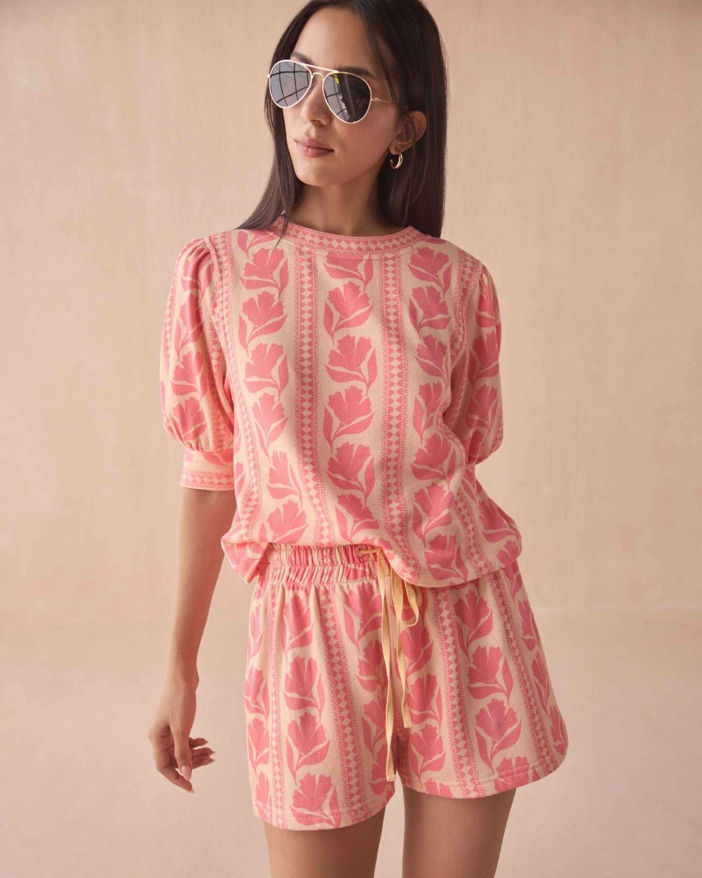 Omika - Dani Shorts - Lara Flamingo