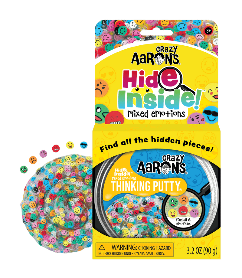 Crazy Aaron's - Mixed Emotions - Full size 4" Thinking Putty Tin