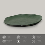 Shallow Bio Oval Platter Medium Set of 4