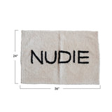 "Nudie" Cotton Tufted Bath Mat