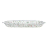 Enameled Metal Splatterware Platter