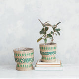 Seagrass Baskets w/ Plastic Lining, Set of 2