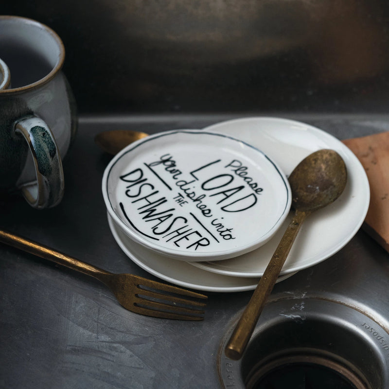 Stoneware Saying - Dishwasher
