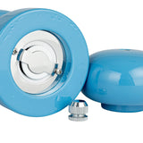 Enameled Rubberwood Salt/Pepper Mill, Blue