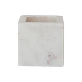 Marble Container, White