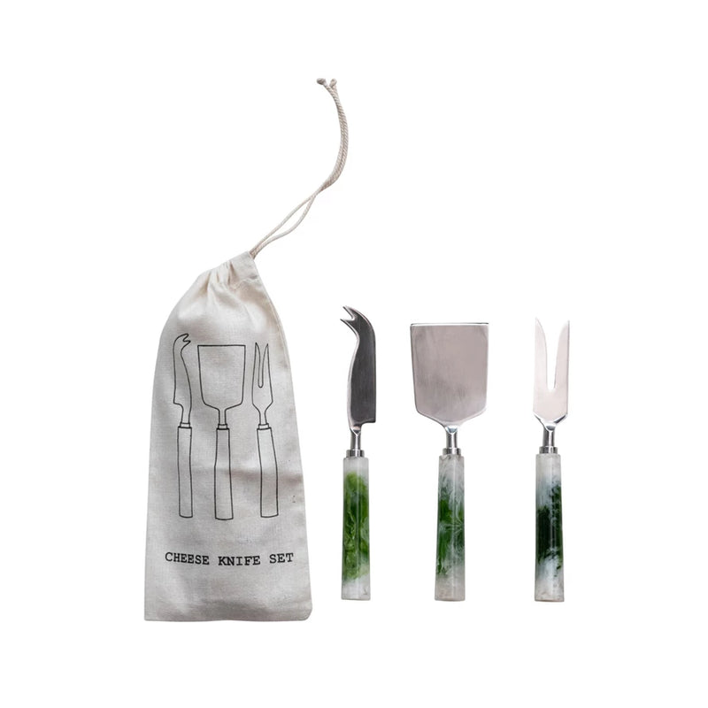 Stainless Steel Cheese Utensils - Set of 3