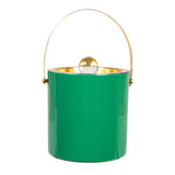 1-1/2 Quart Enameled Stainless Steel Ice Bucket w/ Lid