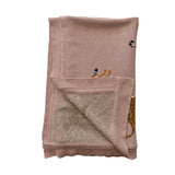 Cotton Knit Throw - Cheetahs