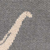 Cotton Knit Baby Blanket w/ Dinosaurs