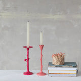 Cast Iron Twig Candle Holder