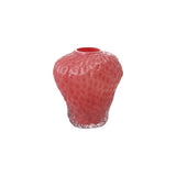 Glass Strawberry Shaped Vase