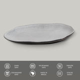 Shallow Bio Oval Platter Medium Set of 4
