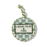 Needlepoint Ornament - Girl Dinner