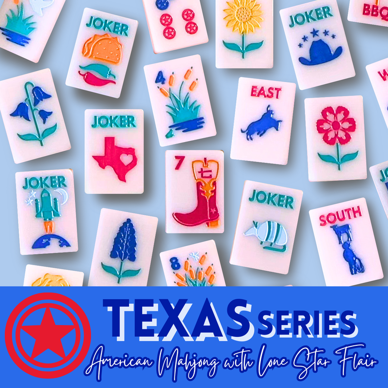 My Fair Mahjong - THE TEXAS SERIES | American Mahjong with Lone Star Flair | Colorful Unique Tiles