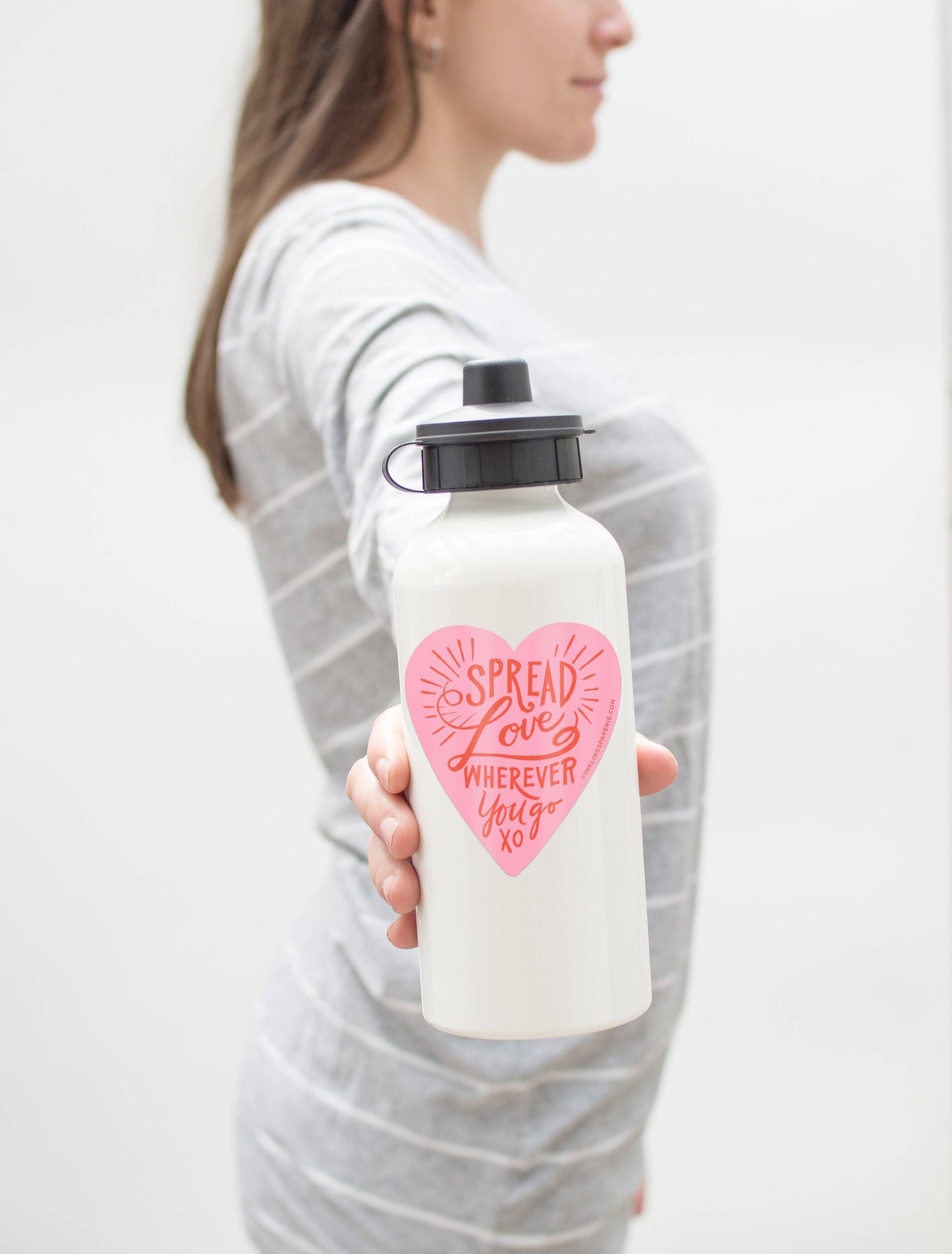 Inklings Paperie - Vinyl Sticker - Spread Love