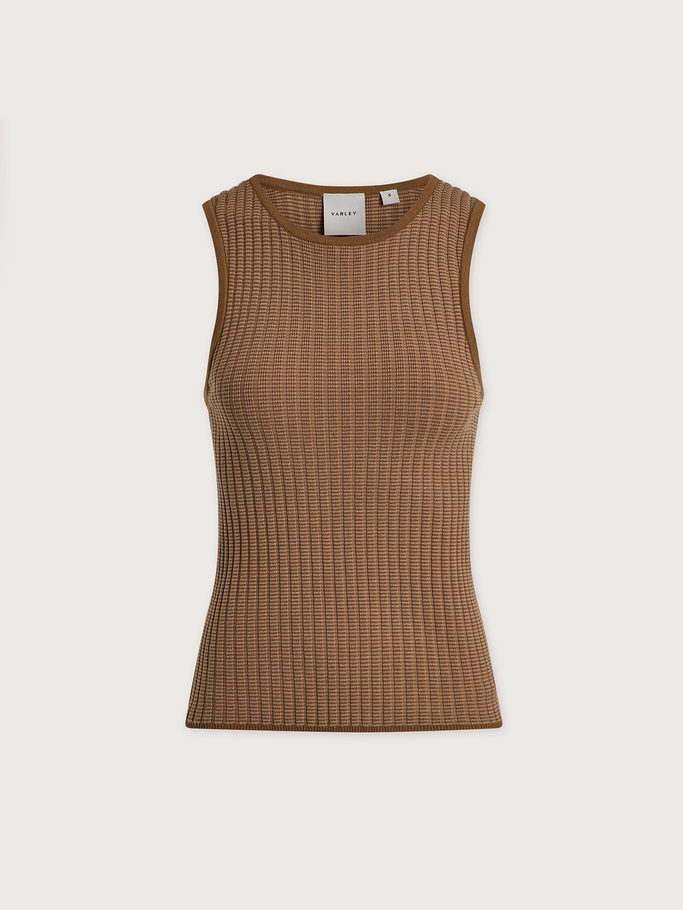 Varley - Hanson Rib Knit Tank - Mid Tan