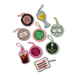 Needlepoint Ornament - Girl Dinner