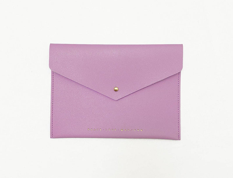 Peace Love Mahjong - Card Clutch
