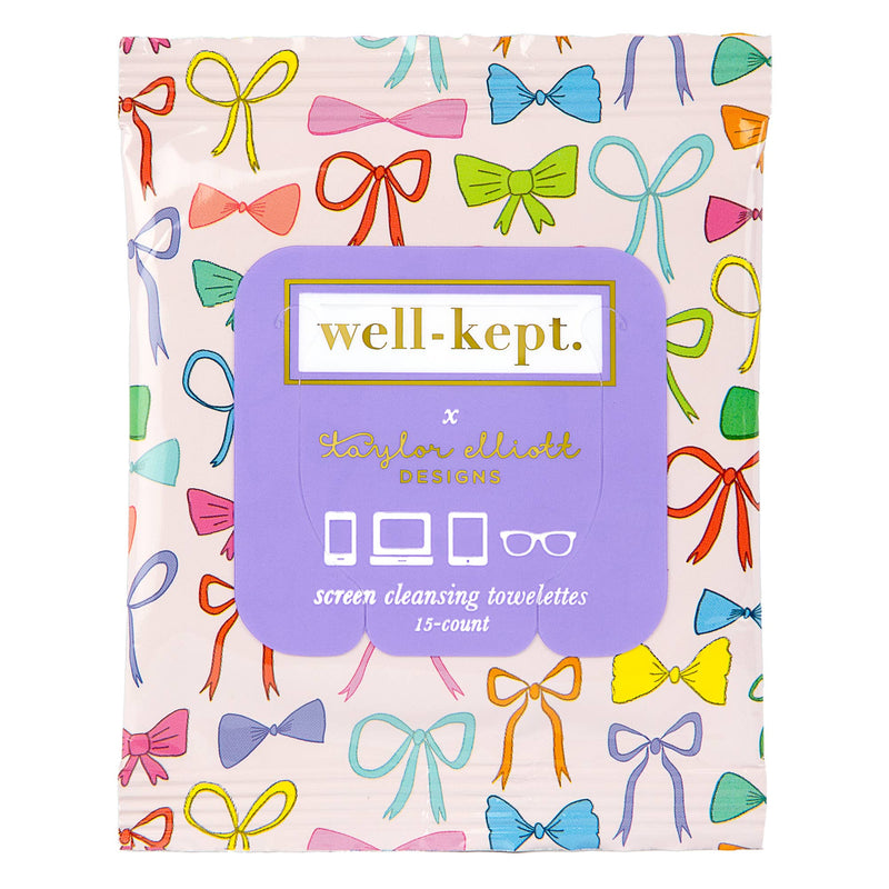 Well-Kept, Screen Wipes - Tatum Screen Cleansing Towelettes/ Tech Wipes