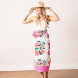 Sunshine Tienda - Pink Flower Sarong