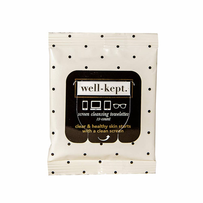 Well-Kept, Screen Wipes - Jackie Screen Cleansing Towelettes/Tech Wipes