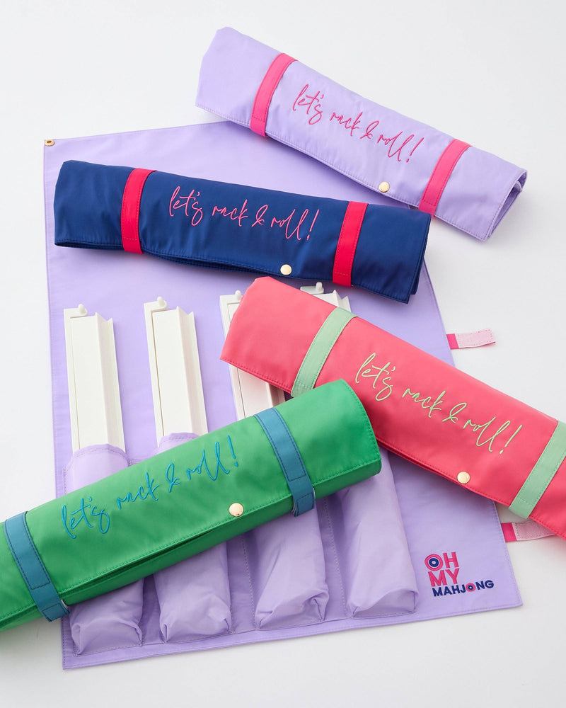 Oh My Mahjong - Navy Let's Rack & Roll Bag