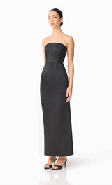 Elliatt - Sydney Asymmetrical Gown - Black and White