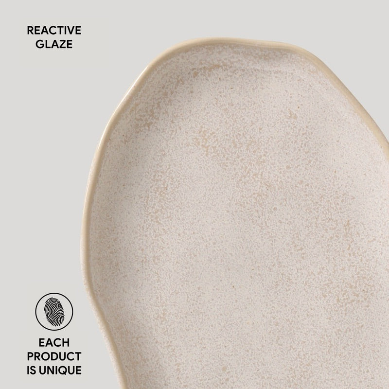 Shallow Bio Oval Platter Medium Set of 4
