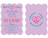 Peace Love Mahjong - Mahjong Tile Shufflers - Set of 2
