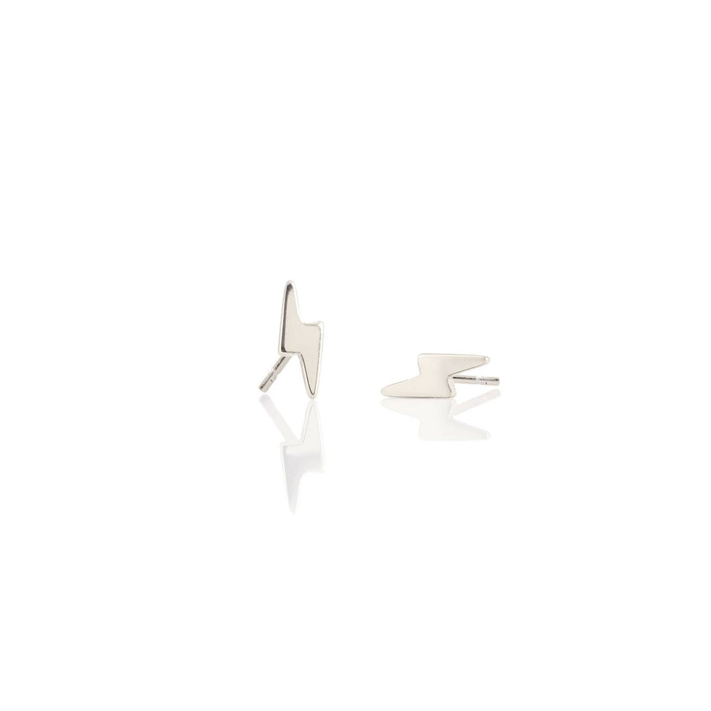 Kris Nations - Lightning Bolt Stud Earrings