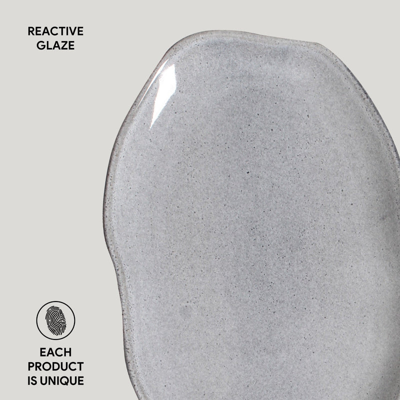 Shallow Bio Oval Platter Medium Set of 4