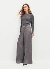 Favorite Daughter - The Effortless Wide Leg Pant - Grey Shadow