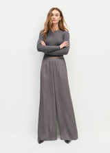 Favorite Daughter - The Effortless Wide Leg Pant - Grey Shadow