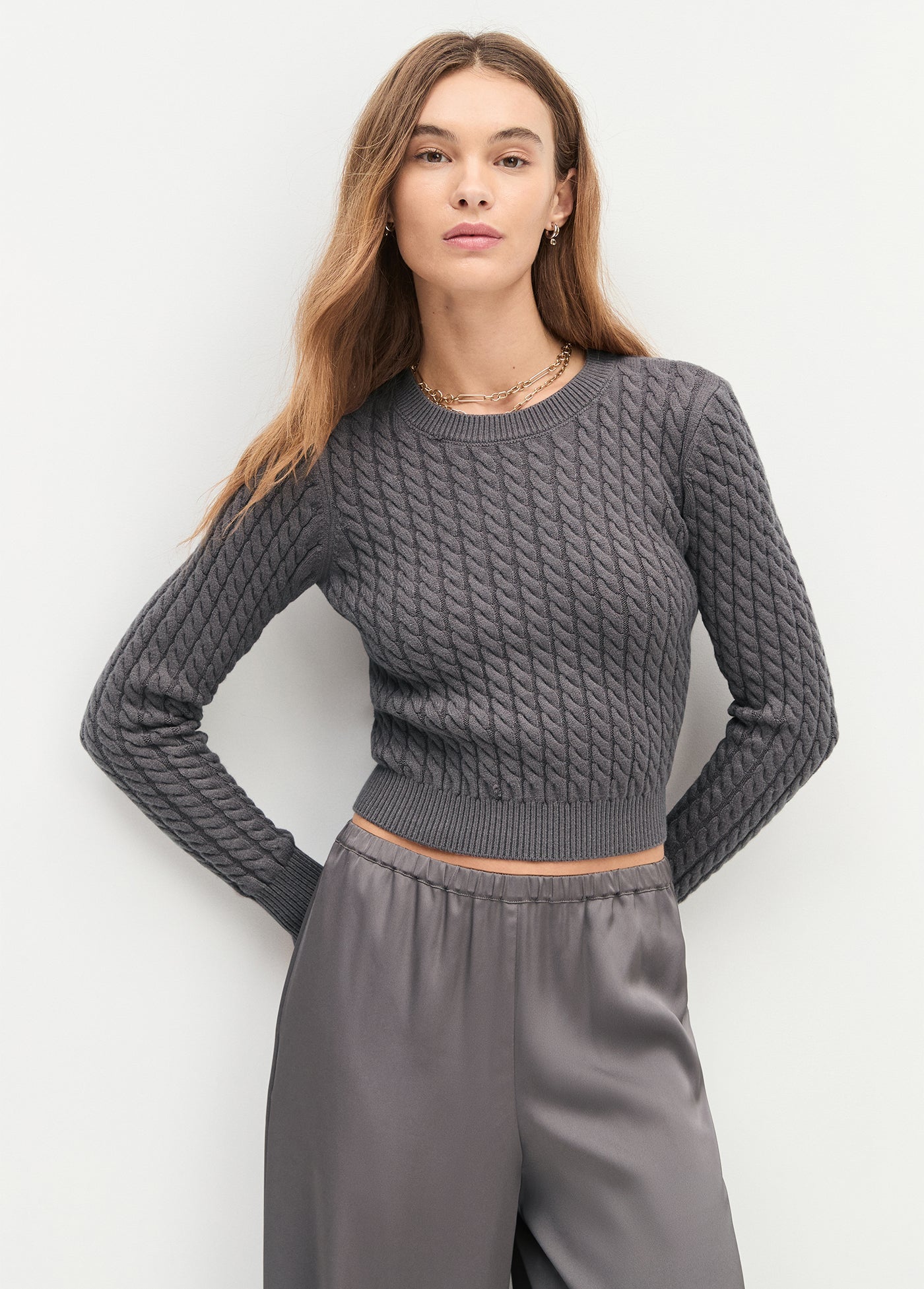 Favorite Daughter - The Feel Good Sweater - Grey Shadow