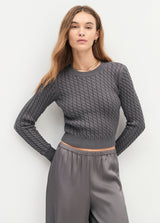 Favorite Daughter - The Feel Good Sweater - Grey Shadow