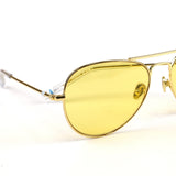 Out East Eyewear - Fairview 18k Sunglasses - Canary Yellow