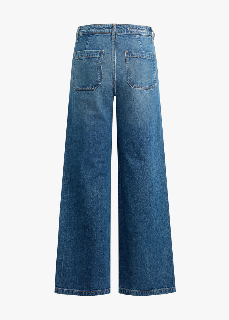 Favorite Daughter - The Mischa Wide Leg Shortie - Campbell