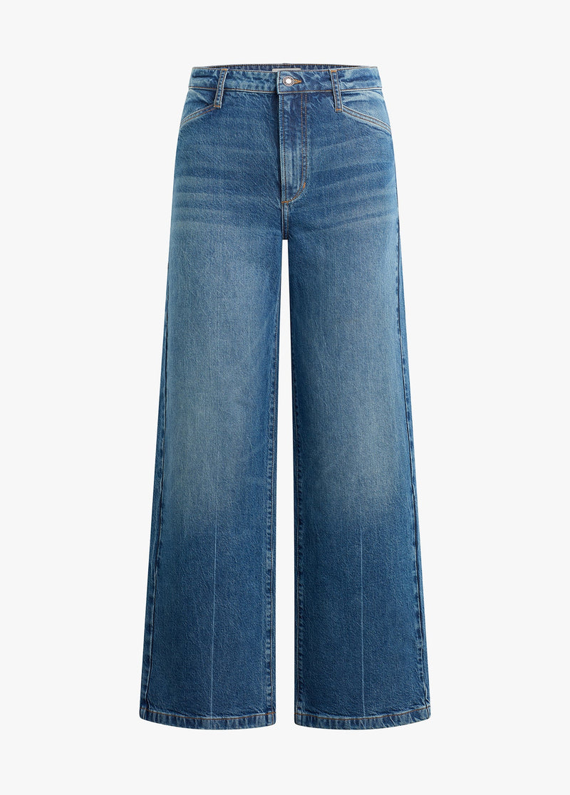 Favorite Daughter - The Mischa Wide Leg Shortie - Campbell