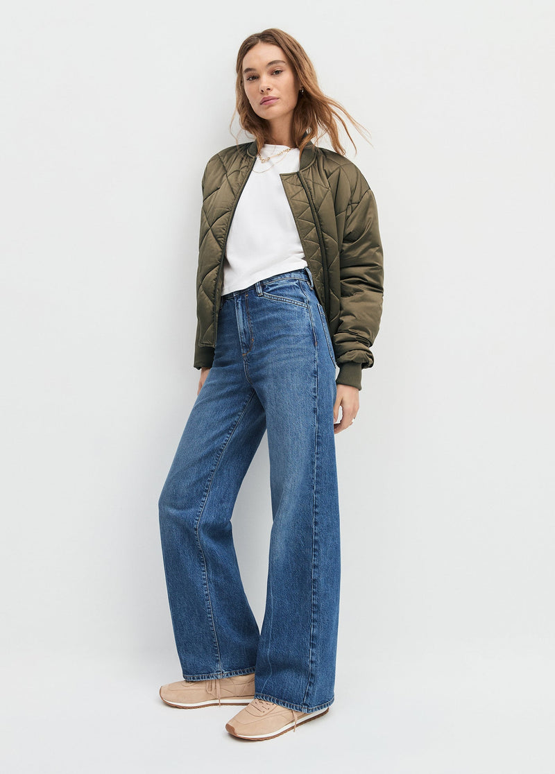Favorite Daughter - The Mischa Wide Leg Shortie - Campbell