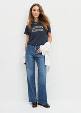 Favorite Daughter - The Mischa Wide Leg Shortie - Campbell
