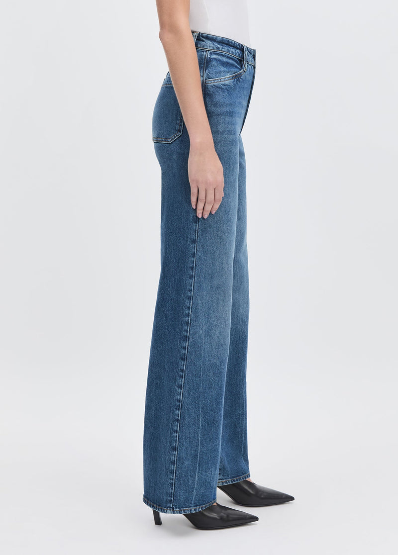 Favorite Daughter - The Mischa Super High Rise Wide Leg Ankle - Campbell