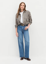 Favorite Daughter - The Mischa Super High Rise Wide Leg Ankle - Campbell