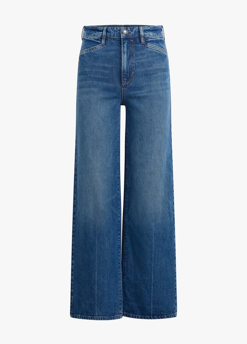 Favorite Daughter - The Mischa Super High Rise Wide Leg Ankle - Campbell