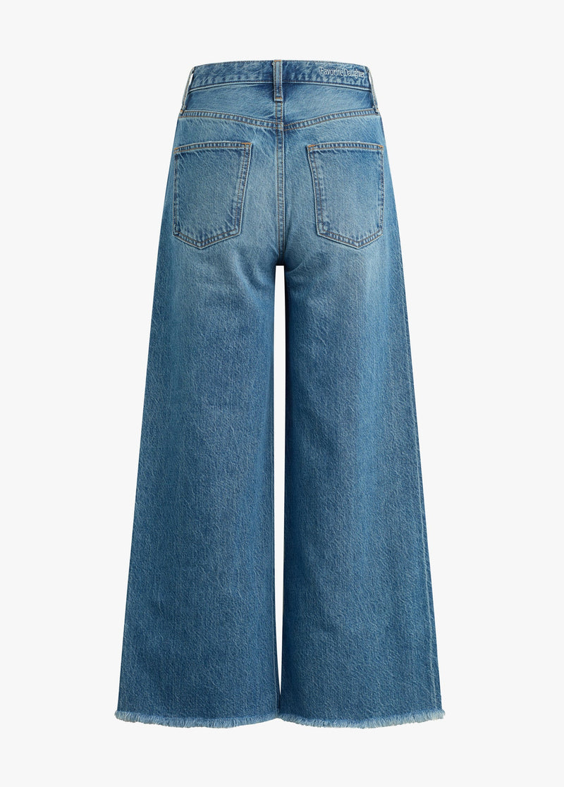 The Masha Super High Rise Wide Leg Crop - Cortez