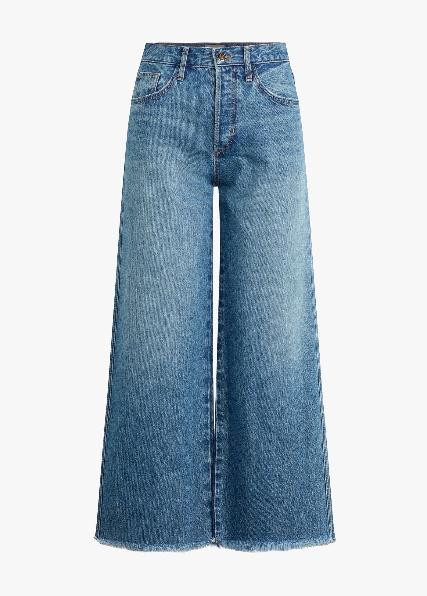 The Masha Super High Rise Wide Leg Crop - Cortez