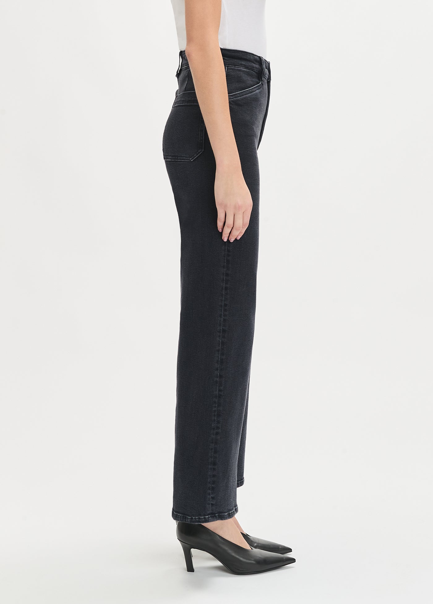 Favorite Daughter - The Mischa Super High Rise Wide Leg Ankle - Tupelo